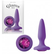 Glams Mini köves análtágító - lila