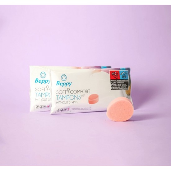 Beppy Tampon WET - Lubricated sponge tampon - 4 pieces