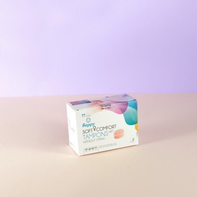Beppy Tampon WET - Lubricated sponge tampon - 8 pieces
