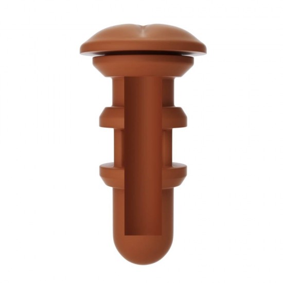 Autoblow A.I. Silicone Anus Sleeve - Brown_B0O50_1