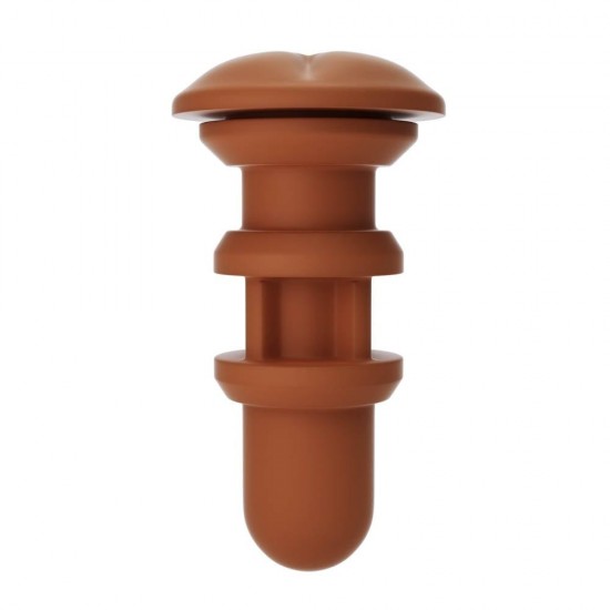 Autoblow A.I. Silicone Anus Sleeve - Brown_B0O50_1