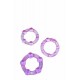 Stay Hard Beaded Cockrings Purple