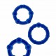 Stay Hard Beaded Cockrings Blue