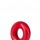STAY HARD DONUT RINGS OVERSIZED RED