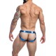 C4M-Desire Jockstrap-BlueLeatherette-M