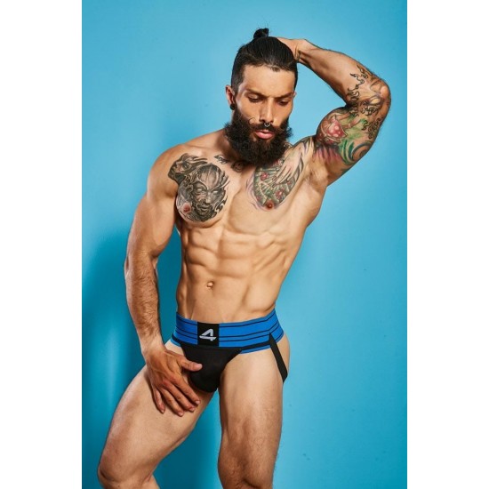 C4M - Rugby Jockstrap-ElectricBlue-M