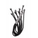 8 Tail Polish Leather Flogger 22 inch