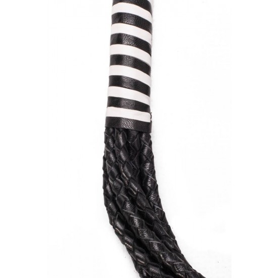 8 Tail Polish Leather Flogger 22 inch