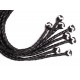 8 Tail Polish Leather Flogger 22 inch