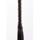 Calf Leather Handle Saddle Leather Tails Black