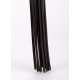 Calf Leather Handle Saddle Leather Tails Black