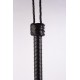 Kid Handle Kid Leather Braided Tails Black