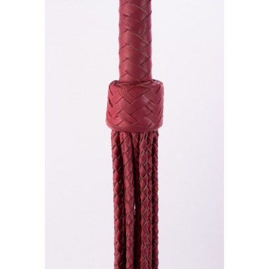 Kid Handle Kid Leather Braided Tails Pink_B15O25_3