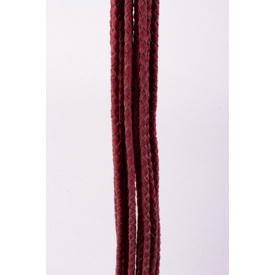 Kid Handle Kid Leather Braided Tails Pink_B15O25_3