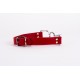 Calf Softy Leather Top and Lamb Leather Padding with Stainless Steel Mouth Piece Red