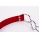 Calf Softy Leather Top and Lamb Leather Padding with Stainless Steel Mouth Piece Red