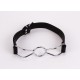 Calf Softy Leather Top and Lamb Leather Padding with Stainless Steel Mouth Piece Black