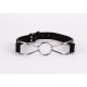 Calf Softy Leather Top and Lamb Leather Padding with Stainless Steel Mouth Piece Black