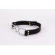 Calf Softy Leather Top and Lamb Leather Padding with Stainless Steel Mouth Piece Black