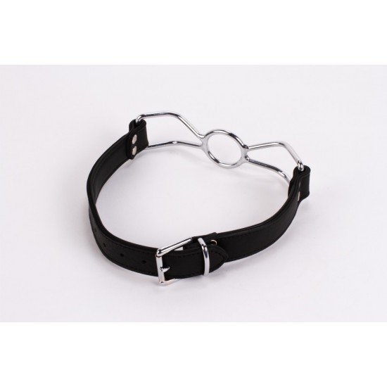 Calf Softy Leather Top and Lamb Leather Padding with Stainless Steel Mouth Piece Black