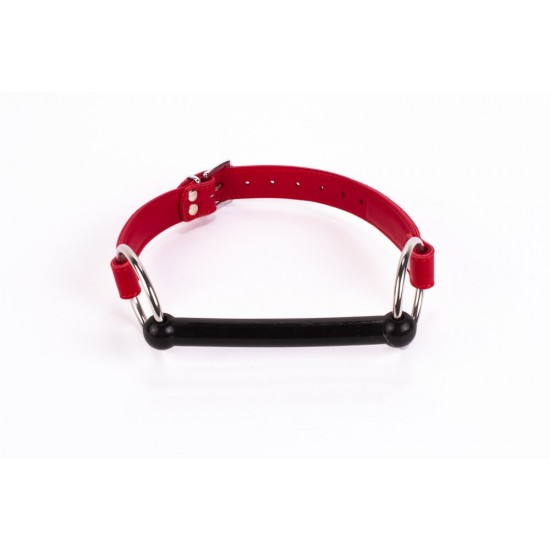 Calf Softy Leather Top and Lamb Leather padding with Silicone Mouth Piece Red
