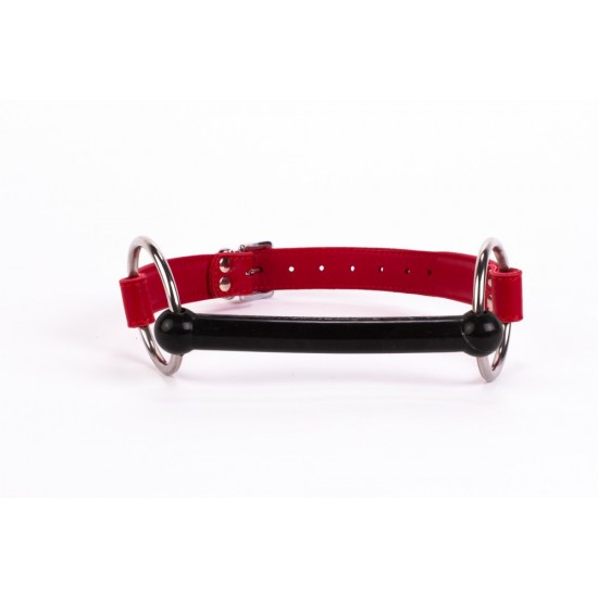 Calf Softy Leather Top and Lamb Leather padding with Silicone Mouth Piece Red