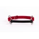 Calf Softy Leather Top and Lamb Leather padding with Silicone Mouth Piece Red