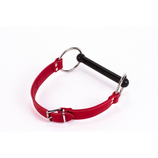 Calf Softy Leather Top and Lamb Leather padding with Silicone Mouth Piece Red