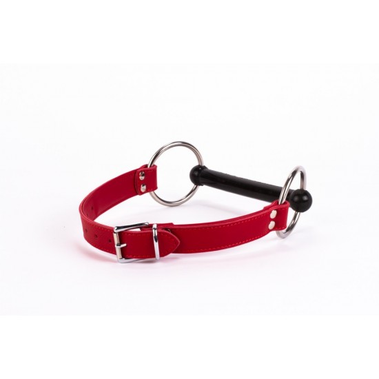 Calf Softy Leather Top and Lamb Leather padding with Silicone Mouth Piece Red