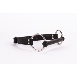 Calf Softy Leather Top and Lamb Leather padding with Silicone Mouth Piece Black