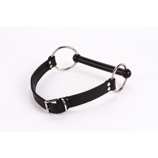 Calf Softy Leather Top and Lamb Leather padding with Silicone Mouth Piece Black