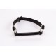 Calf Softy Leather Top and Lamb Leather padding with Silicone Mouth Piece Black