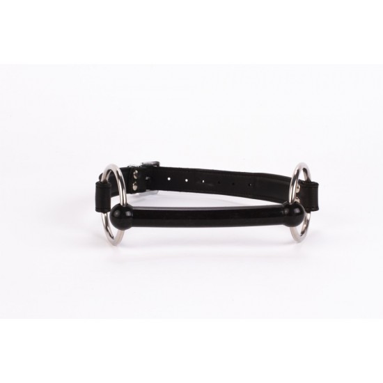 Calf Softy Leather Top and Lamb Leather padding with Silicone Mouth Piece Black