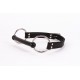 Calf Softy Leather Top and Lamb Leather padding with Silicone Mouth Piece Black