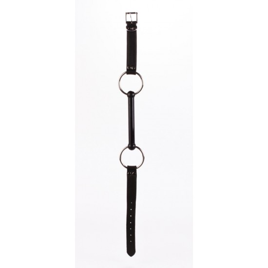 Calf Softy Leather Top and Lamb Leather padding with Silicone Mouth Piece Black