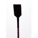 Leather Stick with Neon Strip and Nubuck Leather Top Red