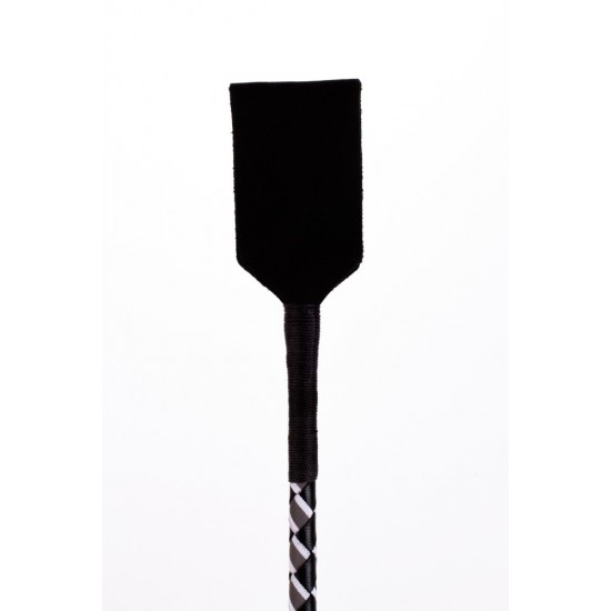 Leather Stick with Neon Strip and Nubuck Leather Top White