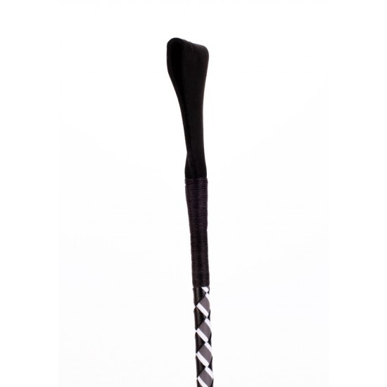 Leather Stick with Neon Strip and Nubuck Leather Top White