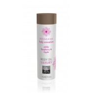 Luxury body oil edible - Raspberry & Apple 75ml