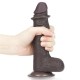 7'' Sliding Skin Dual Layer Dong Black