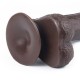 7'' Sliding Skin Dual Layer Dong Black