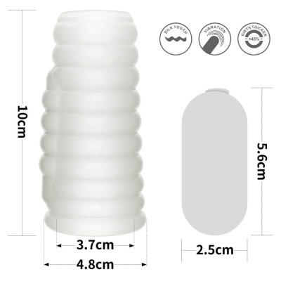 Vibrating Spiral Knights Ring (White) IV