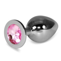 Rosebud Classic Metal Plug L Pink_B15O50_3