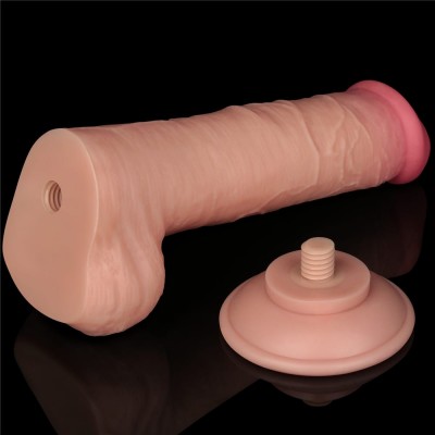 8'' Sliding Skin Dual Layer Dong Flesh