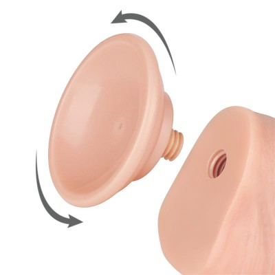 8'' Sliding Skin Dual Layer Dong Flesh