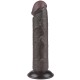 8'' Sliding Skin Dual Layer Dong Black