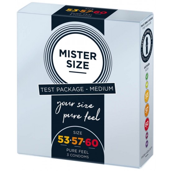 MISTER SIZE - 53-57-60 (3 condoms)