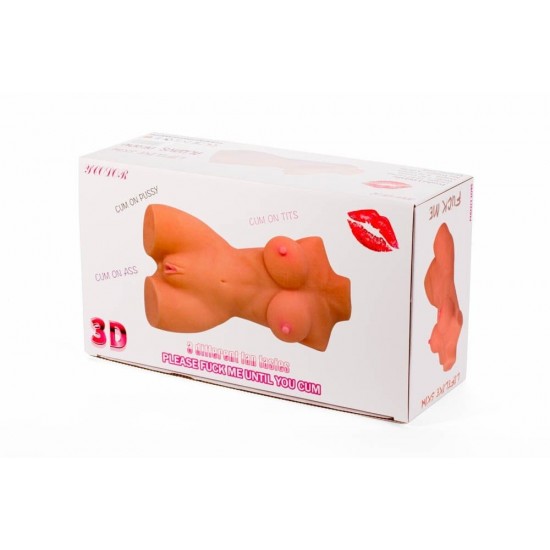 Double Hole 3D Masturbator VI