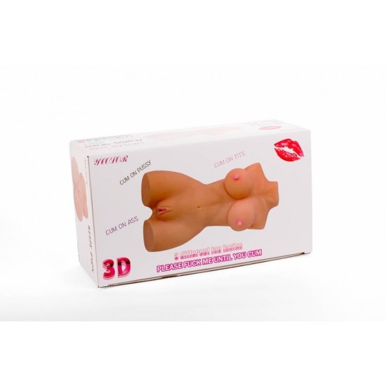 Double Hole 3D Masturbator VI