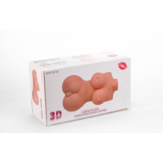 Double Hole 3D Masturbator IV